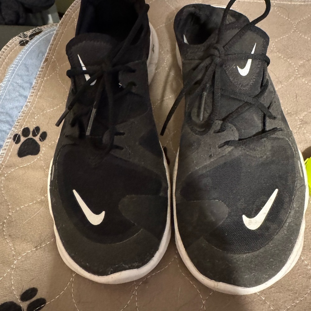 Women's Black And White Sneakers